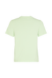 T-shirt col rond manches courtes en jersey de coton Anis vue de dos