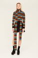 Women Iconic Multicolor Striped Sweater Multico iconic striped details view 5