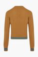 Woolen Long Sleeve Sweater Brun front view