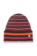 Bonnet rayé en laine Raye multico vue de face