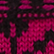 Fair Isle Long Scarf Fuchsia 