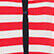 Striped Girl Sleeveless Dress Red/vanilla 