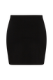 Rhinestone striped skirt Multico back view
