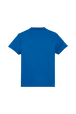 Women Cotton Jersey T-shirt Prussian blue back view