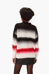 Pull en baby alpaga Noir vue portée de dos