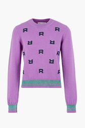 Pull en laine manches longues Parme vue de face