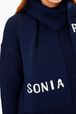 Sonia Rykiel Scarf Navy details view 3