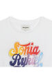 T-shirt with gradient print White details view 1