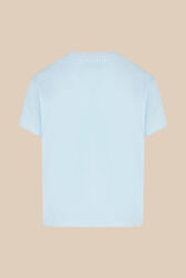 T-shirt velours femme Baby blue vue de dos