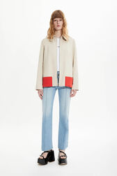 Veste gabardine femme Beige vue de détail 1