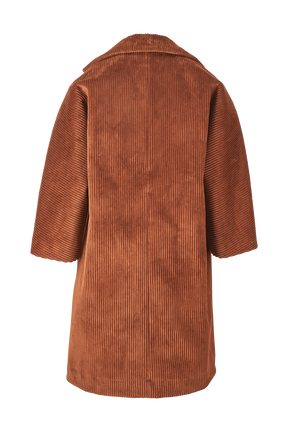 Manteau long velours femme Cafe vue de dos