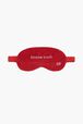 Masque de nuit velours femme Rouge vue de face