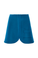 Women Milano Short Skirt Prussian blue front view