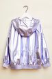 Blouson à capuche fille Lilas vue de dos
