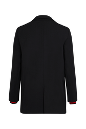 Blazer oversize femme Noir vue de dos