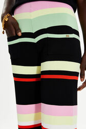 Women Wide-Leg Trousers Black details view 2