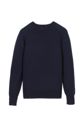 Pull symbole coccinelle femme Bleu nuit vue de dos