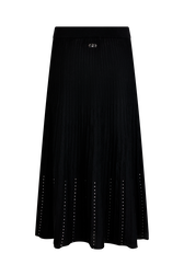 Rhinestone skirt Black back view