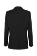 Cool Wool Blazer Black back view