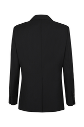 Cool Wool Blazer Black back view