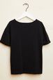 Sonia Rykiel logo Girl T-shirt Black back view