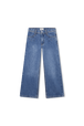 Denim trousers Blue front view