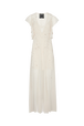 Robe longue en mousseline Nude vue de face
