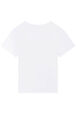 T-shirt fille jersey Multico blanc vue de dos