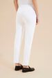 Women Sonia Rykiel logo Jogging Pants White back worn view