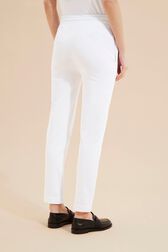 Women Sonia Rykiel logo Jogging Pants White back worn view