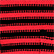 Women Big Poor Boy Striped A-line Skirt Black/red 