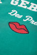 Printed Girl Oversize Cropped Sweater - Bonton x Sonia Rykiel Green details view 2