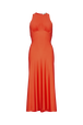 Robe mi longue en jersey Lipstick vue de face