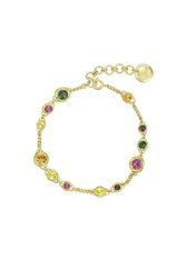 Vintage Ribbon bracelet Gold front view