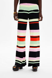 Women Wide-Leg Trousers Black details view 1