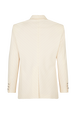 Veste tailleur à rayures Pinstripes Ecru/rose vue de dos