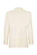 Pinstripe suit jacket Ecru/pink back view