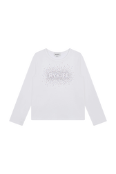 Tee-shirt manches longues Off white vue de face