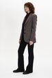 Veste masculine à carreaux prince de galles Carreaux navy/brown vue de détail 3
