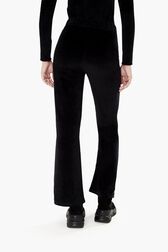 Pantalon flare velours rykiel Noir vue portée de dos