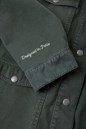 Veste militaire imprimé fille - BONTON x Sonia Rykiel Kaki vue de détail 4