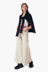 Lapis Striped Demi-Pull Multico front worn view