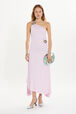 Robe en jersey Doll pink vue portée de face