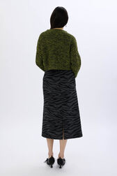 Moulded wool sweater Acid back worn view