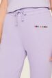 Jogging multicolore signature femme Lilas vue de détail 1
