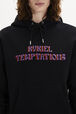 Cotton Jersey Hoodie Black details view 2