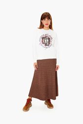 Sweatshirt sonia rykiel Blanc vue portée de face
