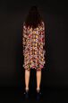 Robe courte motif Mai 68 femme Multico crea vue portée de dos