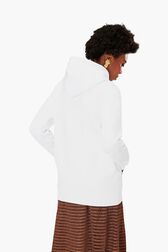Hoodie à capuche rykiel paris Blanc vue portée de dos