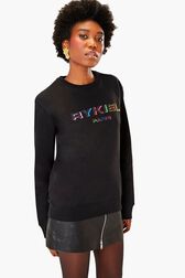 Sweatshirt rykiel paris Noir vue de détail 1